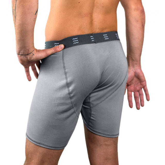 Free Fly Bamboo Motion Boxer Brief Slate