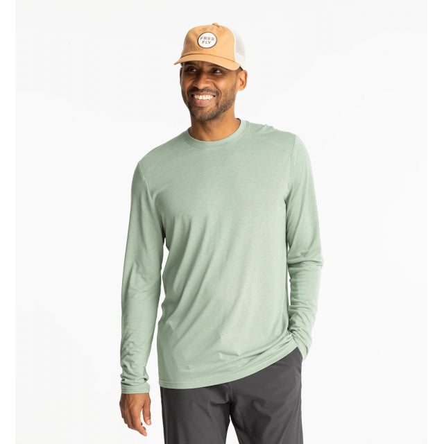 Free Fly Apparel Bamboo Lightweight Long Sleeve Palm Green