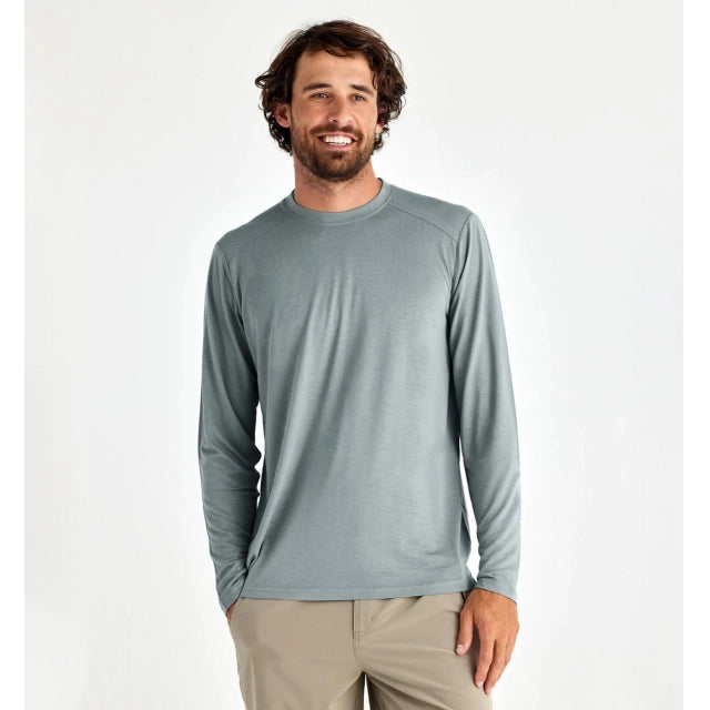 Mens Bamboo Lightweight Long Sleeve Free Fly
