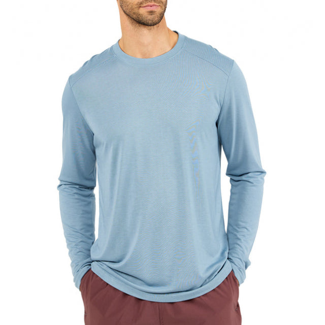 Mens Bamboo Lightweight Long Sleeve Free Fly