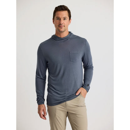 Free Fly Apparel Bamboo Lightweight Hoodie Storm Cloud