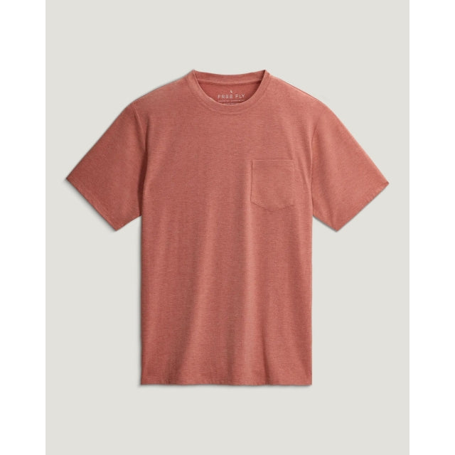 Mens Bamboo Flex Pocket Tee Free Fly Apparel