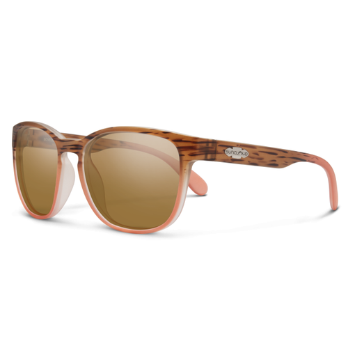 matte tortoise pink fade + polarized brown