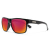 matte black - polarized red mirror