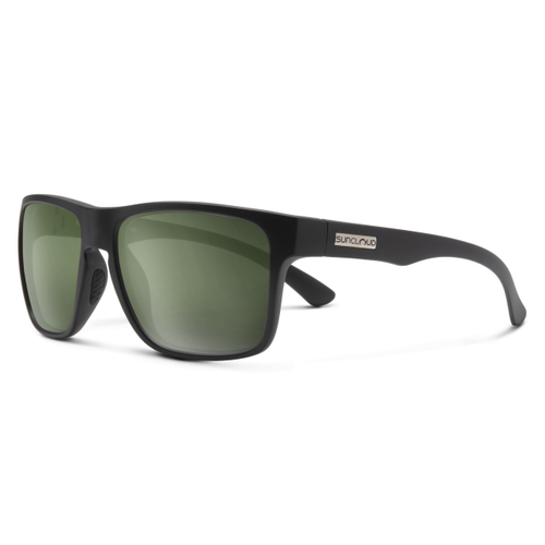 Matte Black + Polarized Gray Green