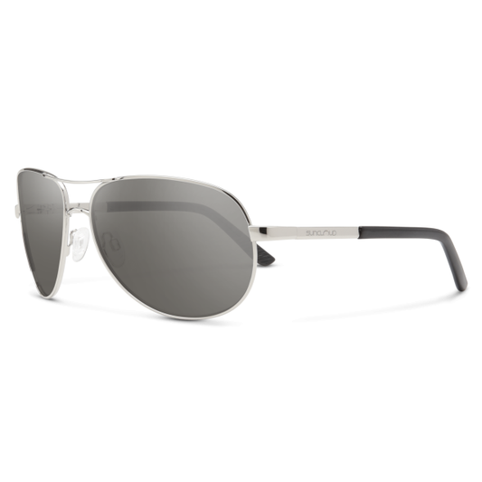 Suncloud Optics Aviator SILVER POLARIZED GRAY