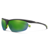 Matte Black + Polarized Green Mirror