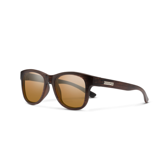 Suncloud Optics Leeway Matte Burnished Brown | Polarized Brown