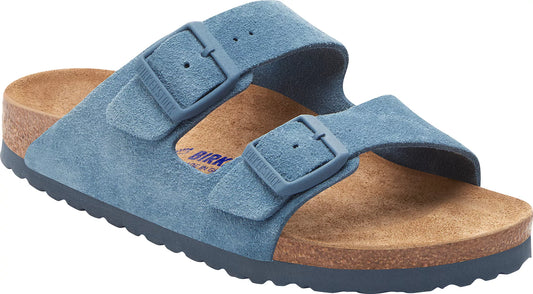 Birkenstock Arizona Sfb Elemental Blue Suede Narrow