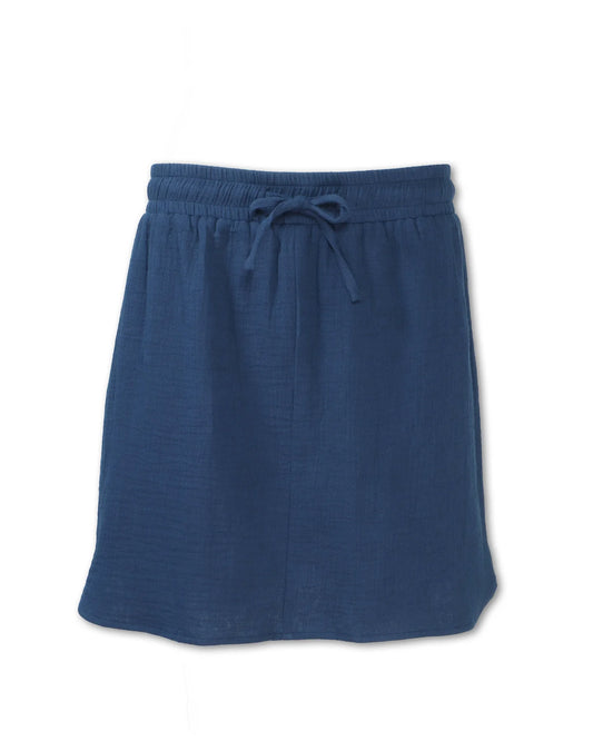 W GAUZE SKORT