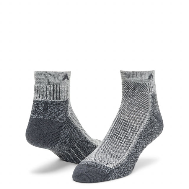 Wigwam Cool Lite Hiker Quarter Sock GREY/CHARCOAL