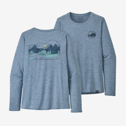 Womens L/s Cap Cool Daily Graphic Shirt - Lands Patagonia
