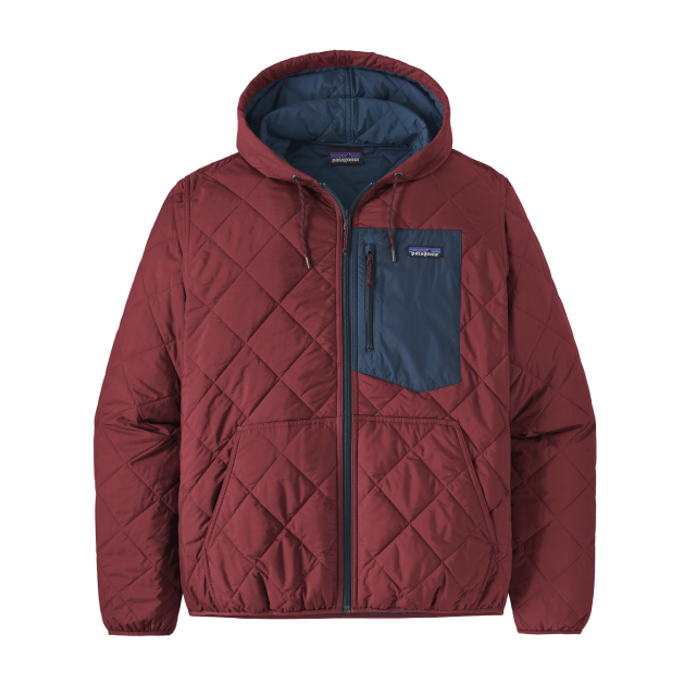 Mens Diamond Quilted Bomber Hoody Patagonia