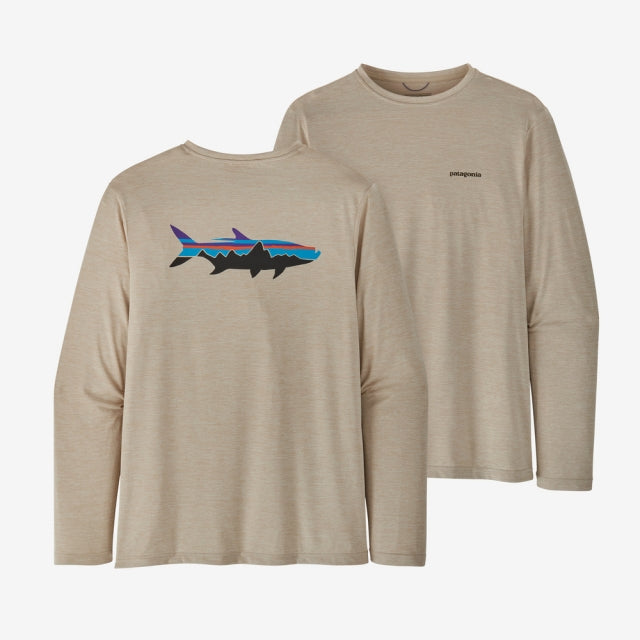 Patagonia M's L/s Cap Cool Daily Fish Graphic Shirt FZPX