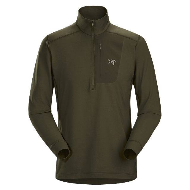 Mens Rho Lt Zip Neck Arc'teryx