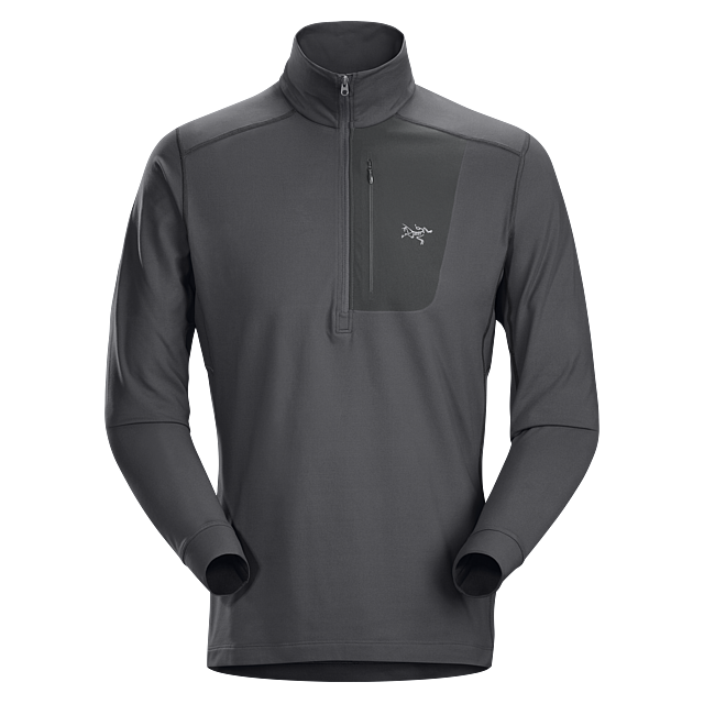 Mens Rho Lt Zip Neck Arc'teryx