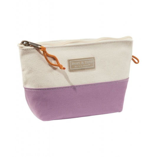 Ll Bean Brand Boat And Tote Zip Pouch Mauve