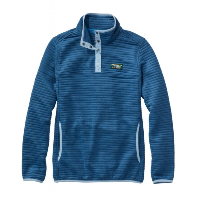 Ll Bean Brand Airlight Knit Pullover Regular Light Ocean Heather