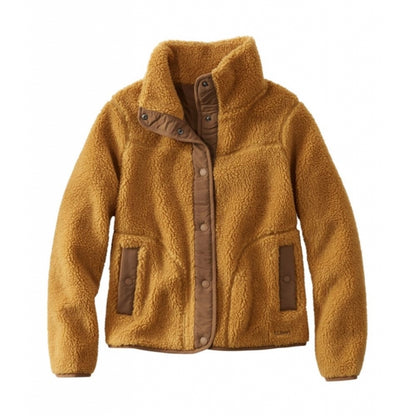 Womens Bean's Sherpa Fleece Jacket Regular Ll Bean