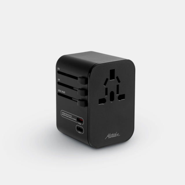 Matador Equipment Global Travel Adapter Black