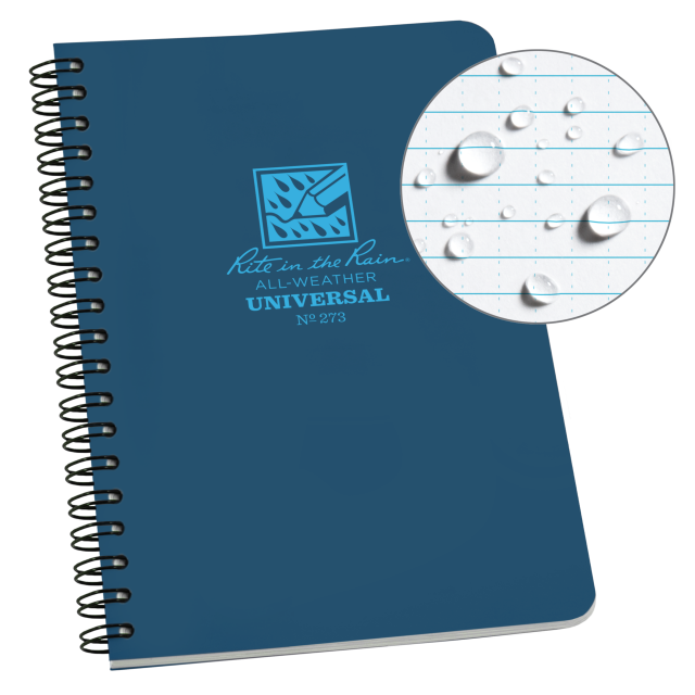 Liberty Mountain Rite In The Rain Spiral Notebook Blue 4 5/8 X 7
