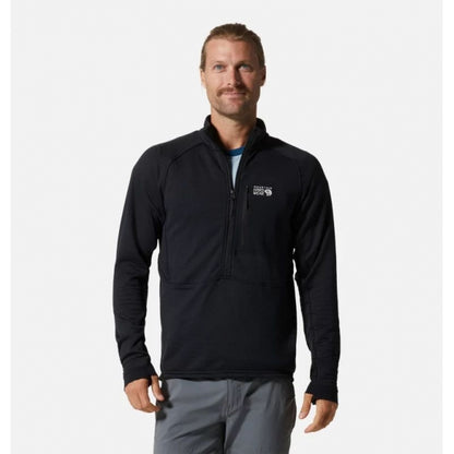 Mountain Hardwear M Polartec® Power Grid Half Zip Jacket Black