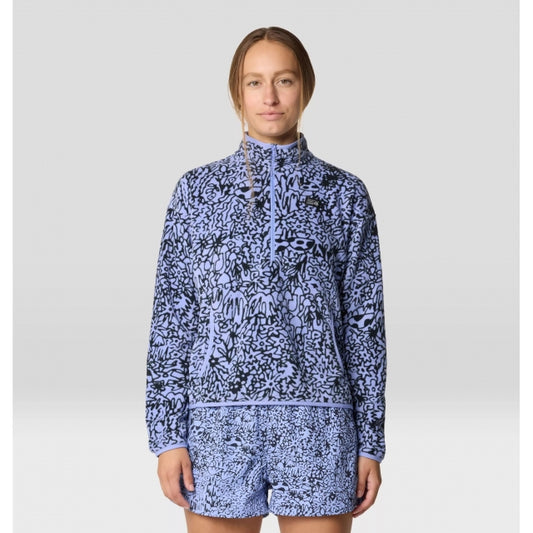 Mountain Hardwear Microchill Half Zip Light Illusion Forager Print