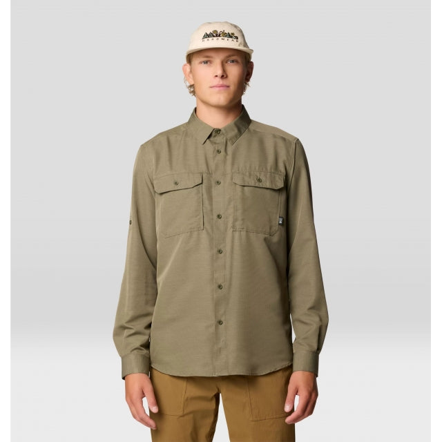 Mountain Hardwear Canyon Long Sleeve Shirt Stone Green