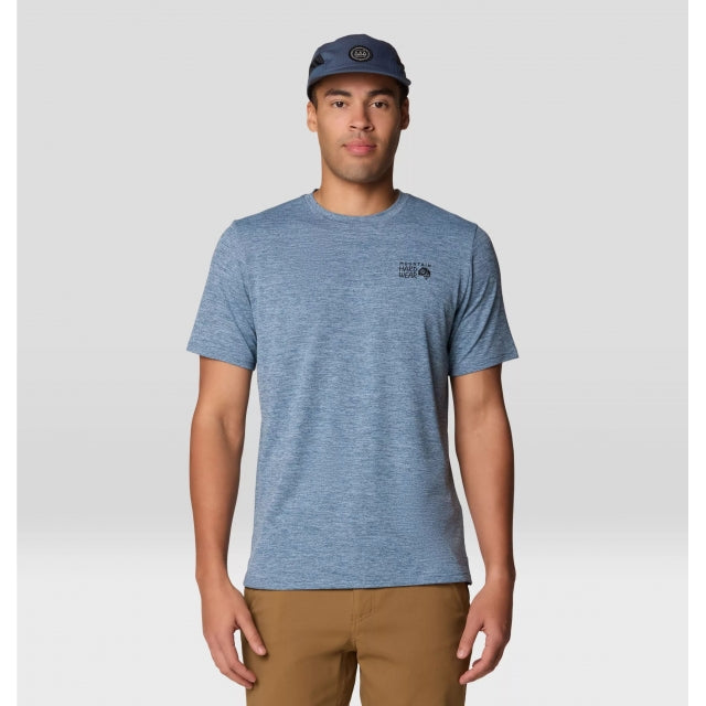 Mountain Hardwear Sunblocker Short Sleeve Adriatic Blue Heather