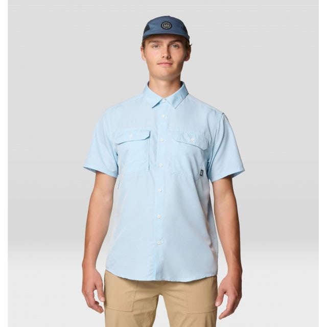 Mountain Hardwear Canyon Short Sleeve Blue Chambray