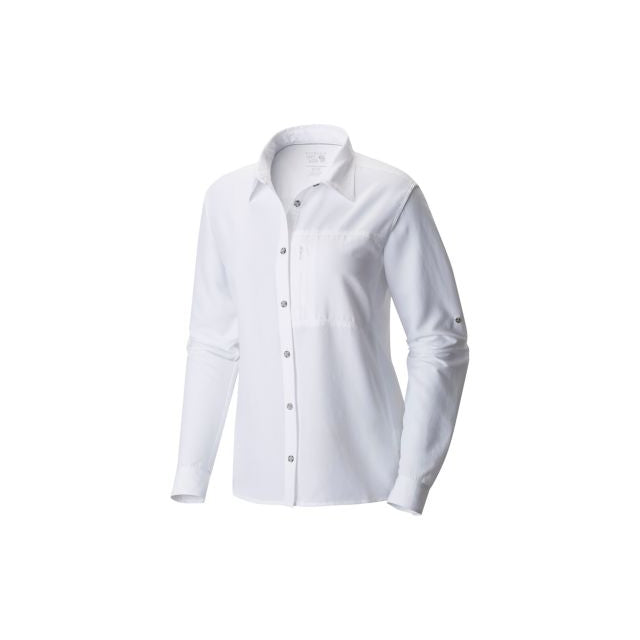 Mountain Hardwear Mens W Canyon Long Sleeve Shirt White