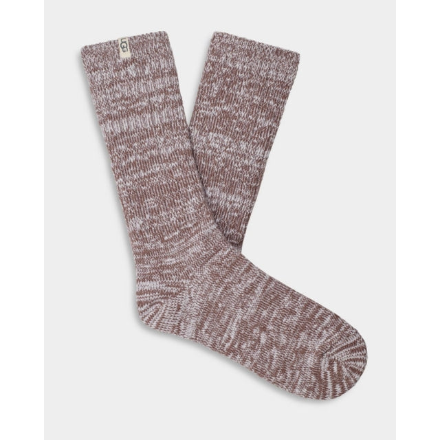 Ugg W Rib Knit Slouchy Crew Sock ALLSPICE