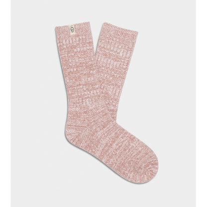 Ugg W Rib Knit Slouchy Crew Sock DUSK