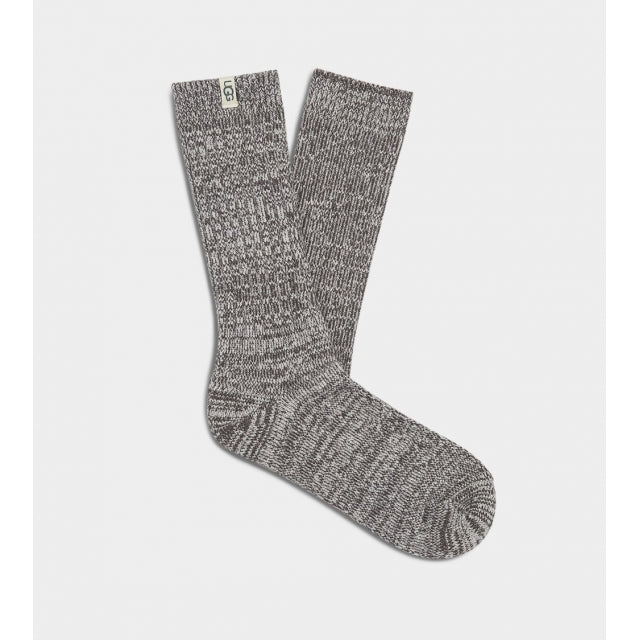 Ugg W Rib Knit Slouchy Crew Sock NIGHTFALL