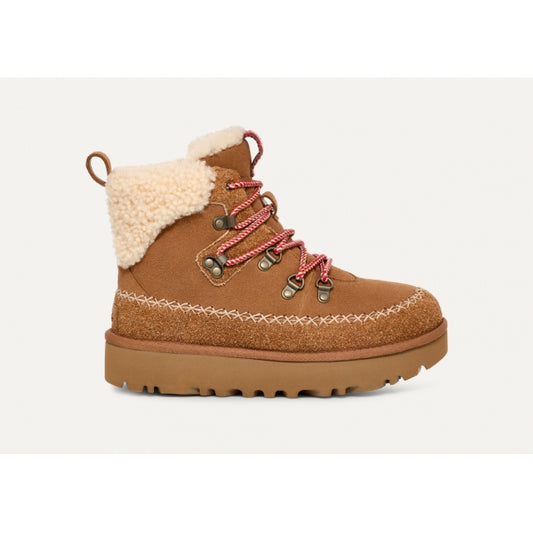 Ugg W Classic Alpine Lace-up CHESTNUT