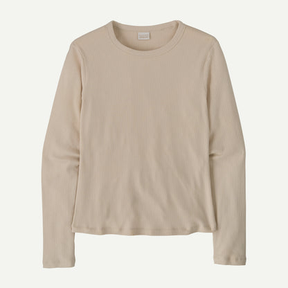 W's L/S Rib Knit Top