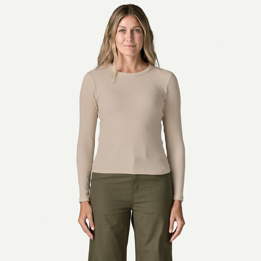 W's L/S Rib Knit Top