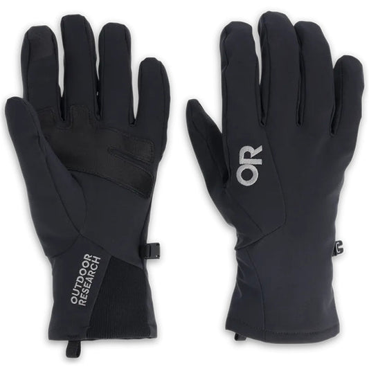 Outdoor Research Sureshot Softshell Gloves Solid Black