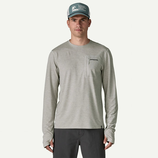 Mens Long Sleeved Capilene Cool Sun Shirt
