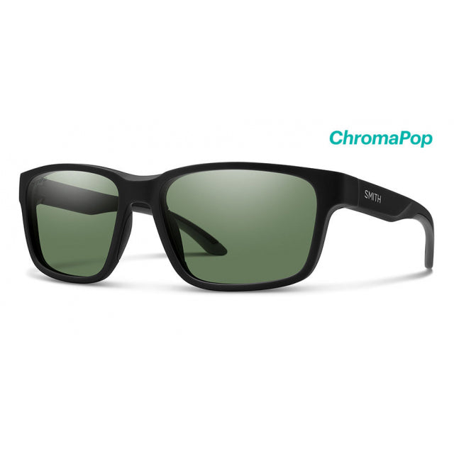 Smith Optics Basecamp - Matte Black || Chromapop Polarized Gray Green