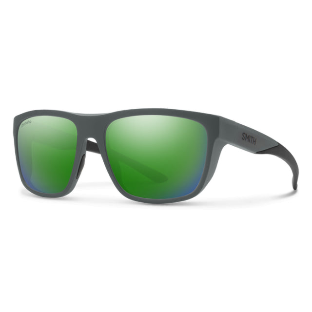 Smith Optics Barra - Matte Cement || Chromapop Polarized Green Mirror