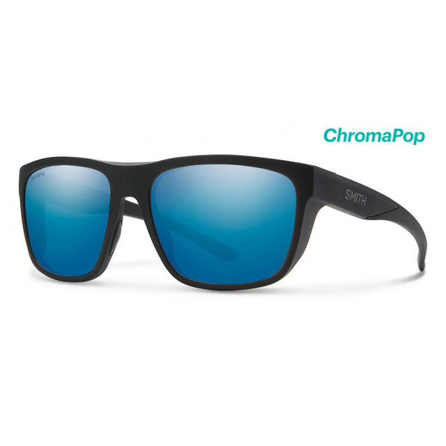 Smith Optics Barra - Matte Black || Chromapop Polarized Blue Mirror