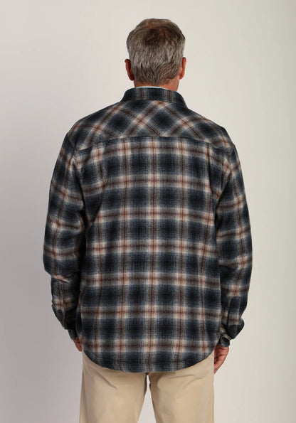 M MAVERICK PLAID SHRT JCKT