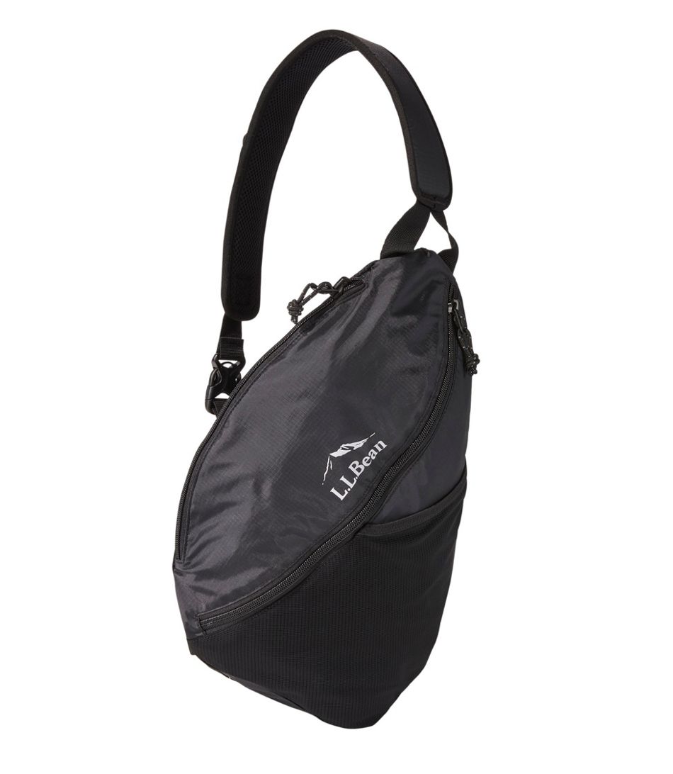 Ll Bean Stowaway Sling Pack Black