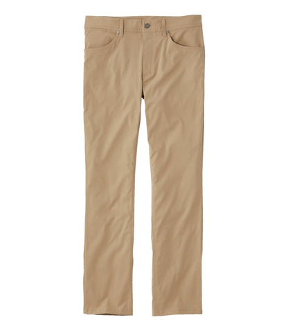 Ll Bean Mens Venturestretch 5-pocket Pant Standard Fit Straight Leg Lined 30" Ins Dark Driftwood