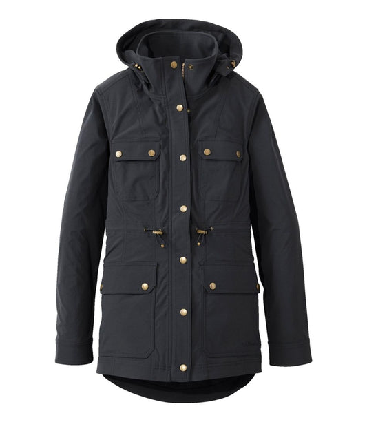 Ll Bean Womens Boundless Softshell Jacket Regular MIDNIGHT BLACK