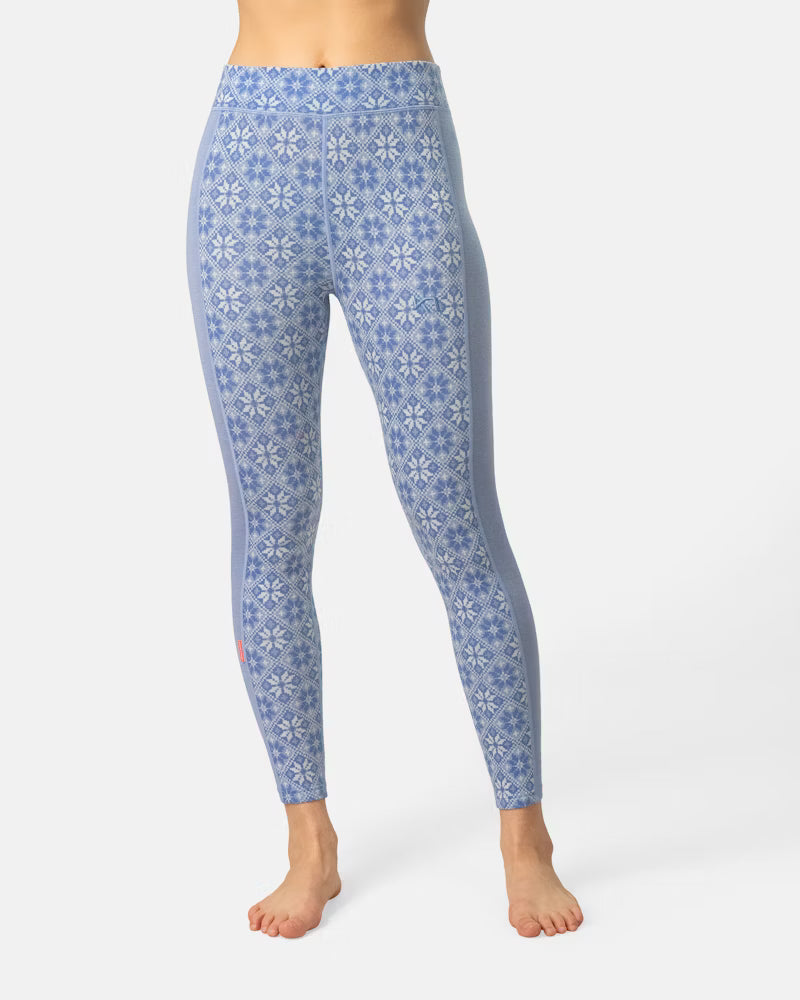 W Rose High Waisted Baselayer Pants - 100% Merino Wool Kari Traa