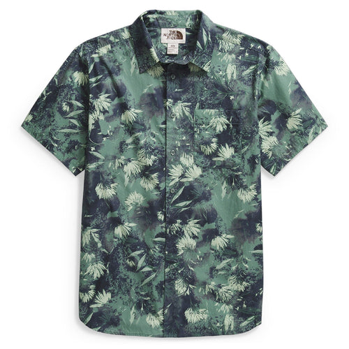 duck green prairie flowers print / L
