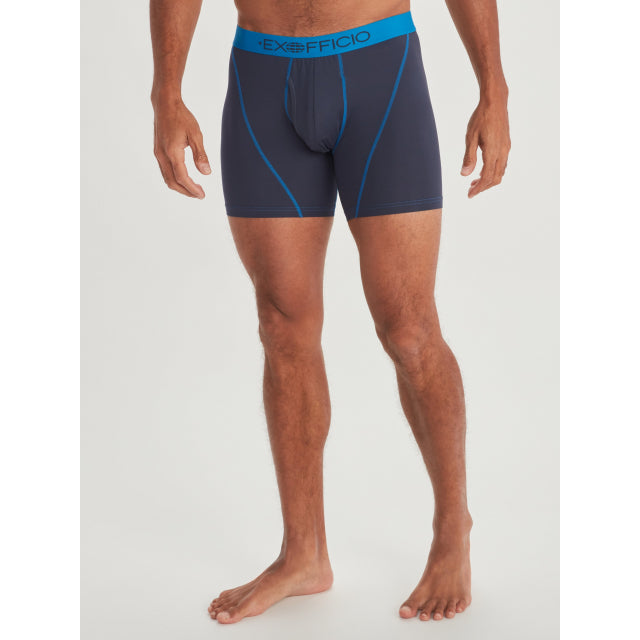 Exofficio M Give-n-go® Sport 2.0 Boxer Brief 6" Navy/Skydiver