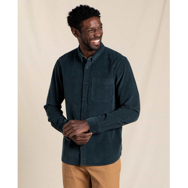 Toad & Co M's Scouter Cord Ls Shirt MIDNIGHT